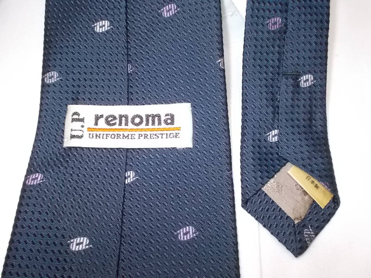 a426*U.P renoma necktie * up Renoma necktie silk 100% made in Japan 5E