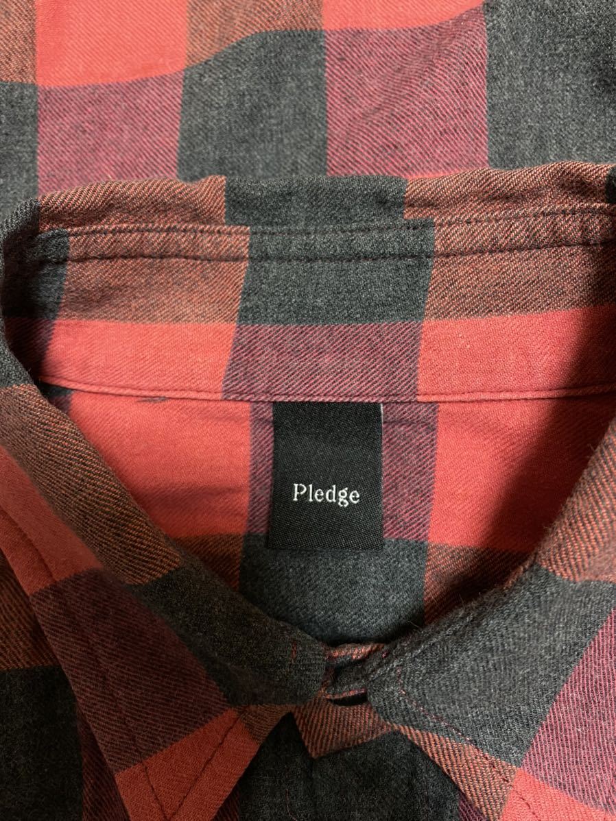 Pledge Pledge проверка рубашка размер 46