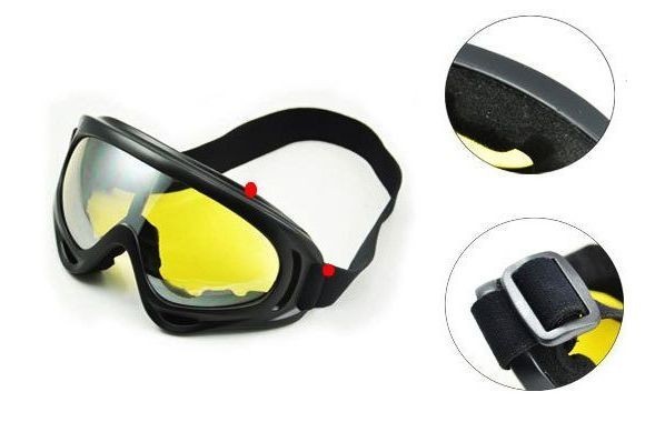 タクティカルゴーグル スキーゴーグル 透明レンズ X400の画像4
