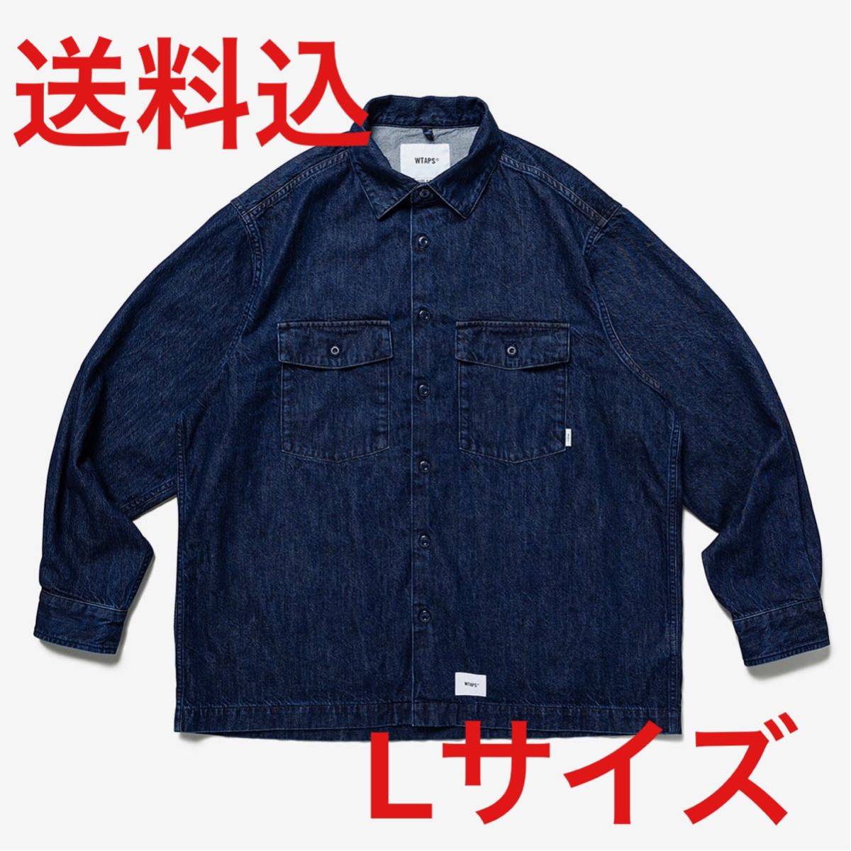 使い勝手の良い COTTON LS CBW WTAPS DENIM L INDIGO 長袖シャツ