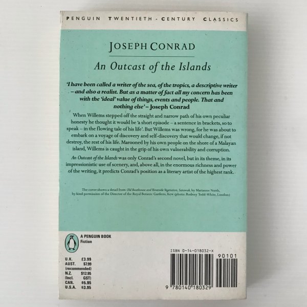 An outcast of the islands ＜Penguin twentieth-century classics＞ 文化果つるところ Joseph Conrad ジョセフ・コンラッド Penguin Books_画像2