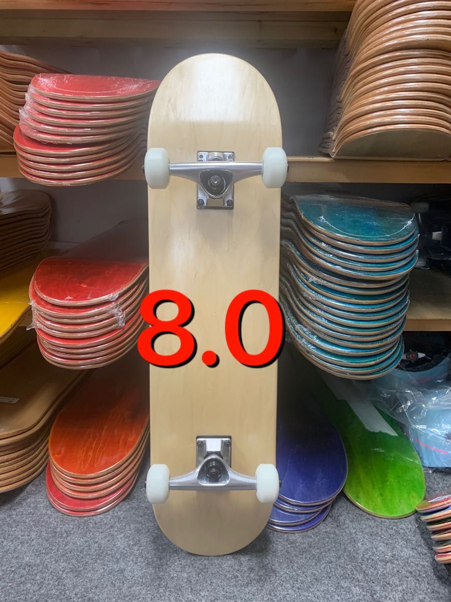送料無料 新品 USAブランク スケートボード コンプリート スケボー 8 0