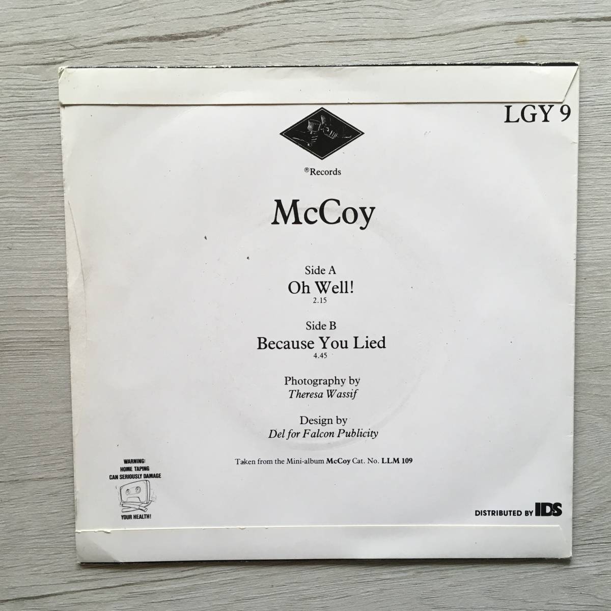 McCOY OH WELL UK盤_画像2