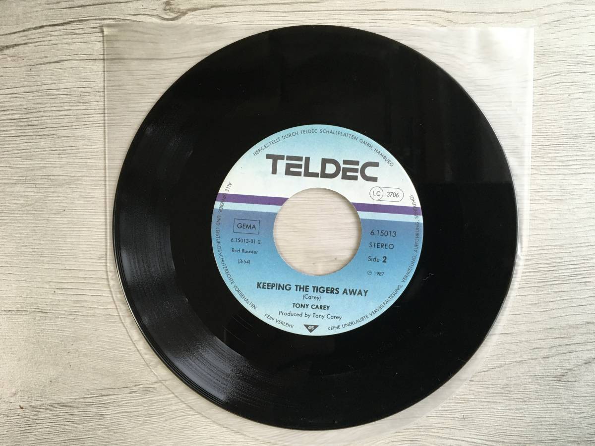 TONY CAREY BED TIME STORY UK record EX.RAINBOW