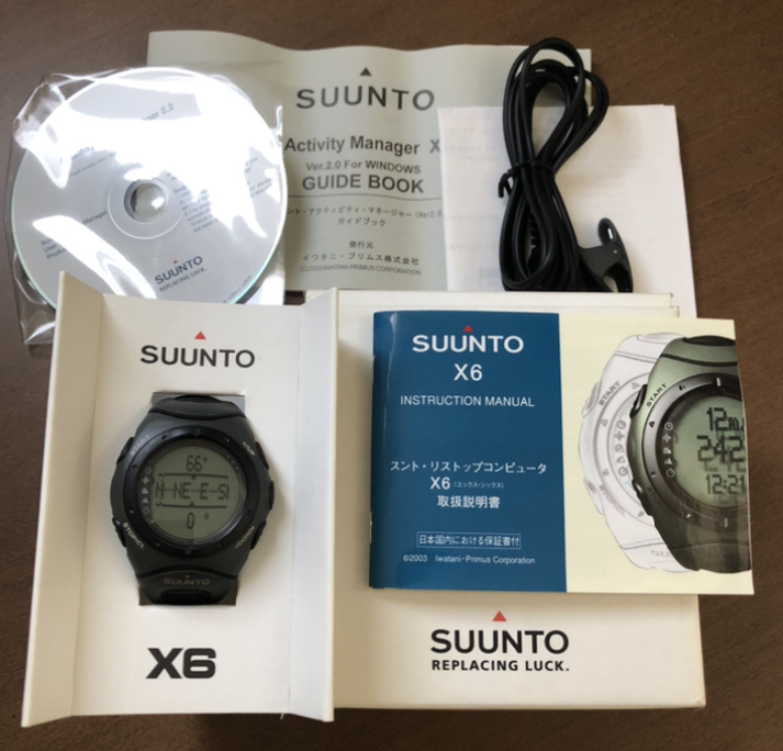 SUUNTO X6 オリーブ MILITARY グリーン 気圧 高度 方位 アウトドア 登山 DELTA SEALS SAS コンパス PROTREK や GARMIN 好きに も スントの画像1