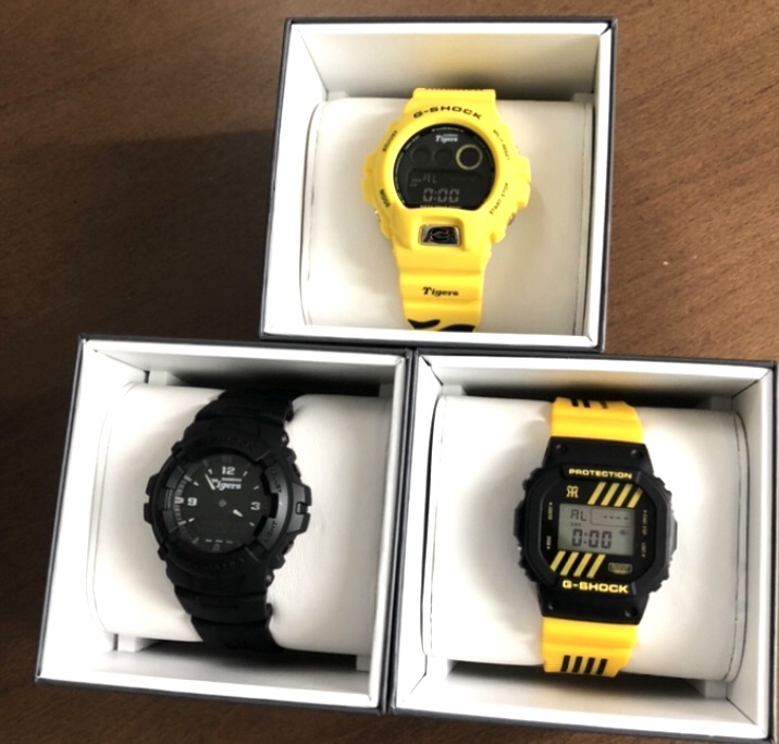 3種 セット 阪神 タイガース コラボ G-SHOCK 限定 DW-5600 DW-6900 G