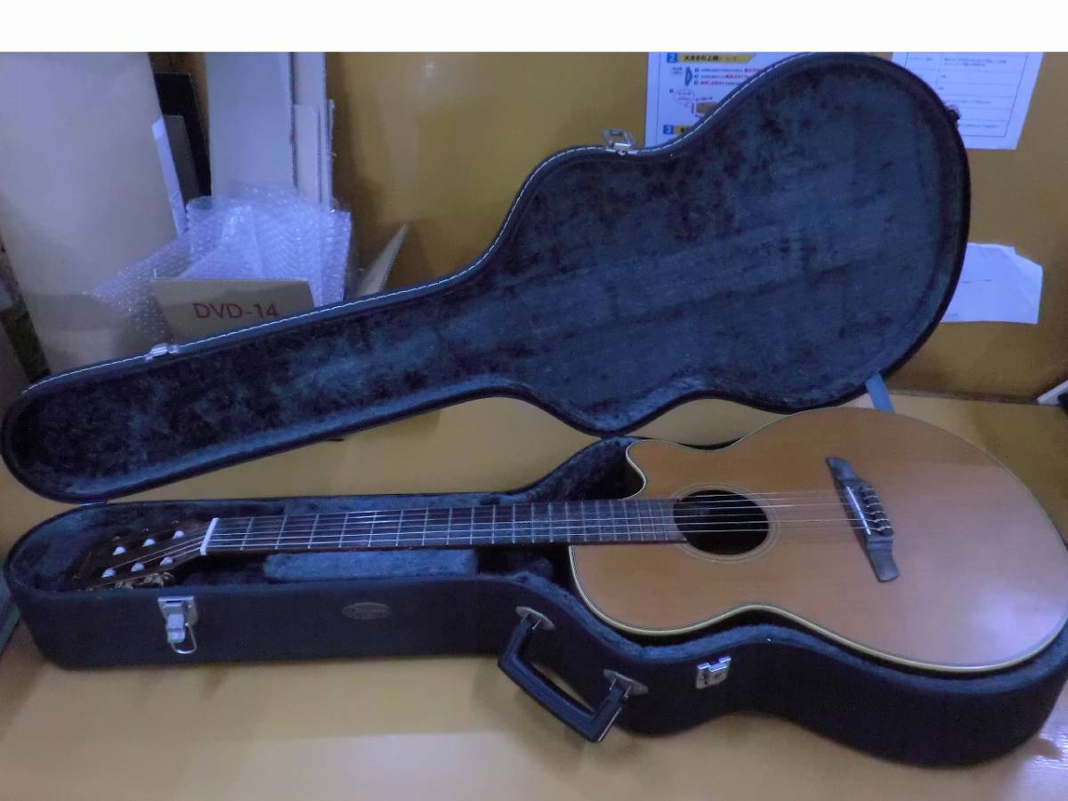 A2728 Takamine タカミネ エレキ ガットギター NPT-110N ハードケース