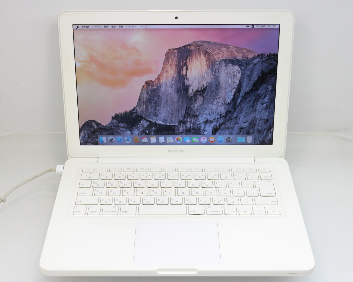 保障できる Apple MacBook #0531 Yosemite 10.10 X Duo/3GBメモリ