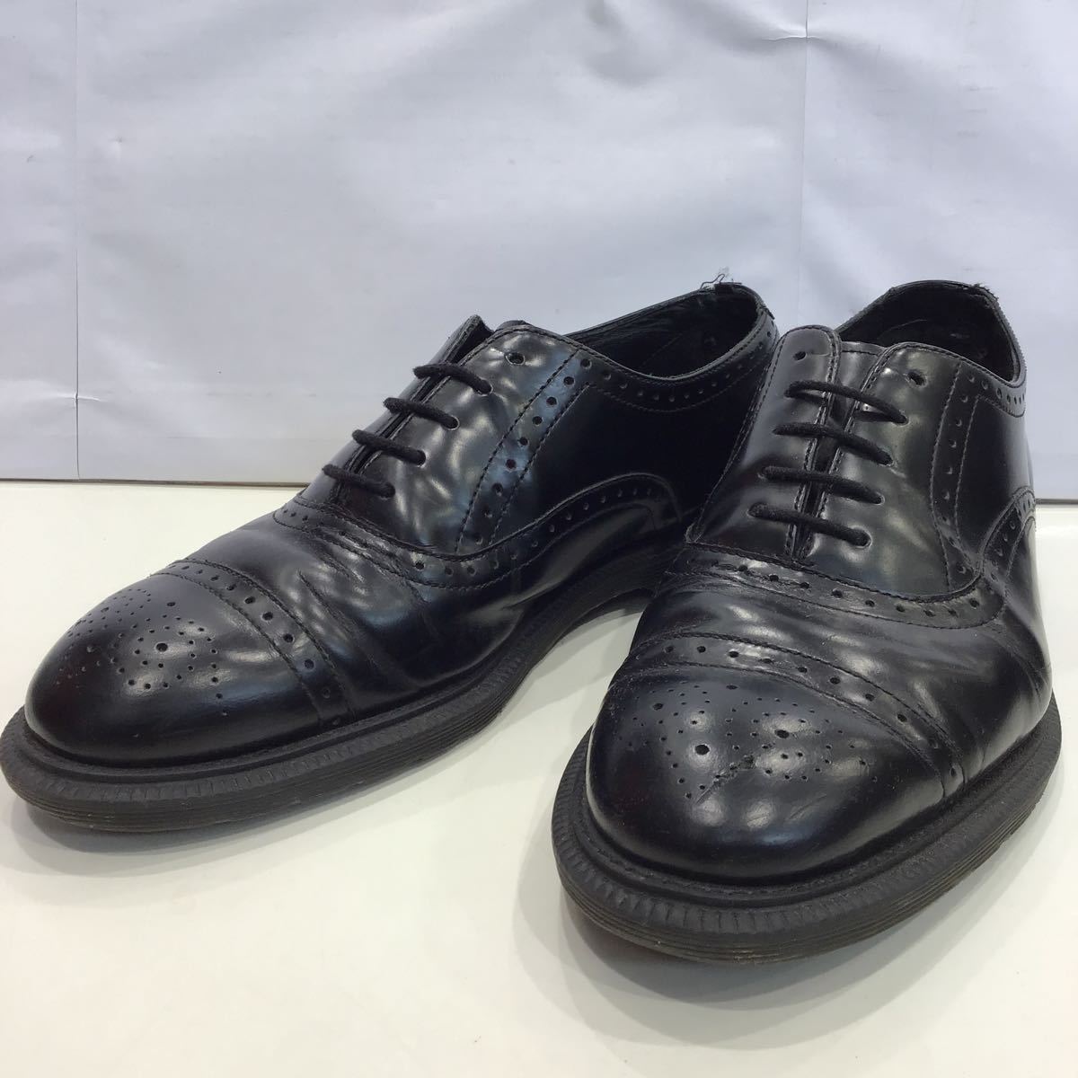 【Dr.Martens ドクターマーチン】16774001 Henley ドレスシューズ 27cm ブラック レザー 2305oki_画像1