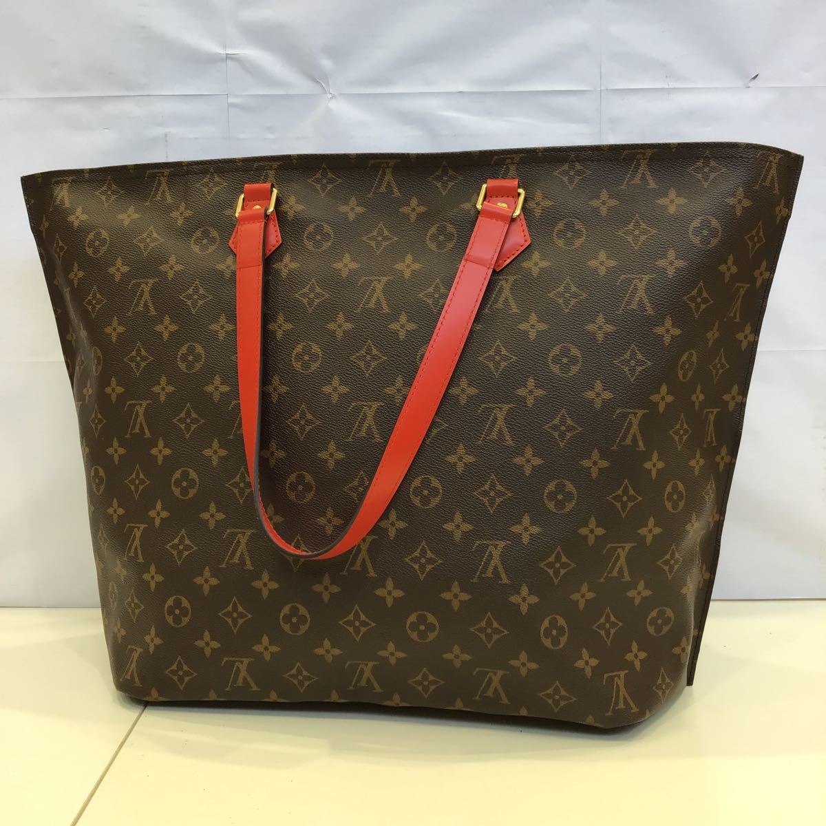 【LOUIS VUITTON ルイヴィトン】M55174 オールインMM モノグラム トートバッグ ブラウン レザー 2305oki_画像2