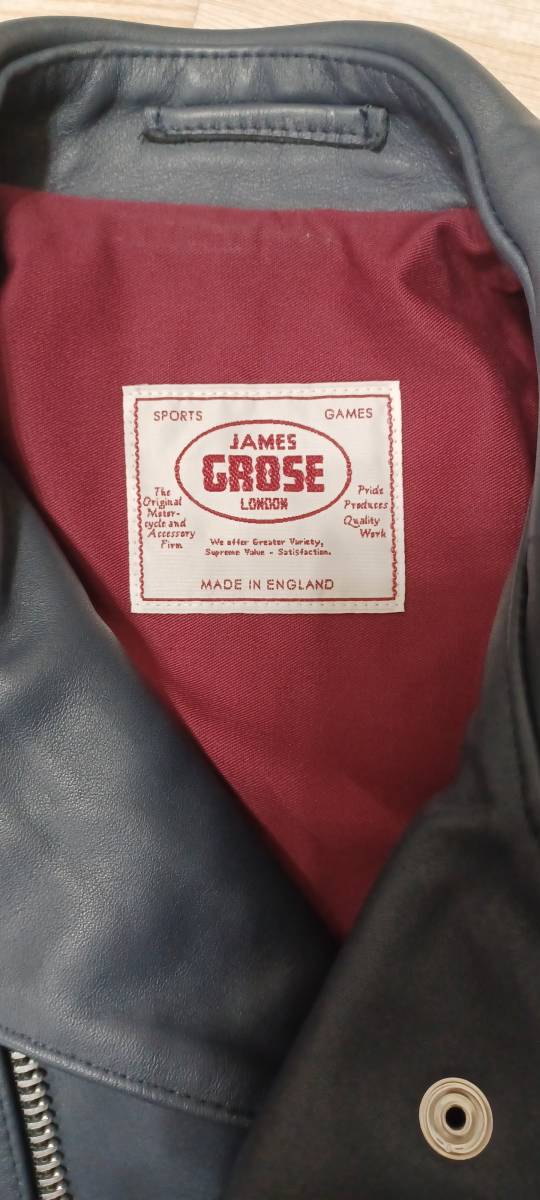JAMES GROSE ライダース Mサイズ | normanhubbard.com