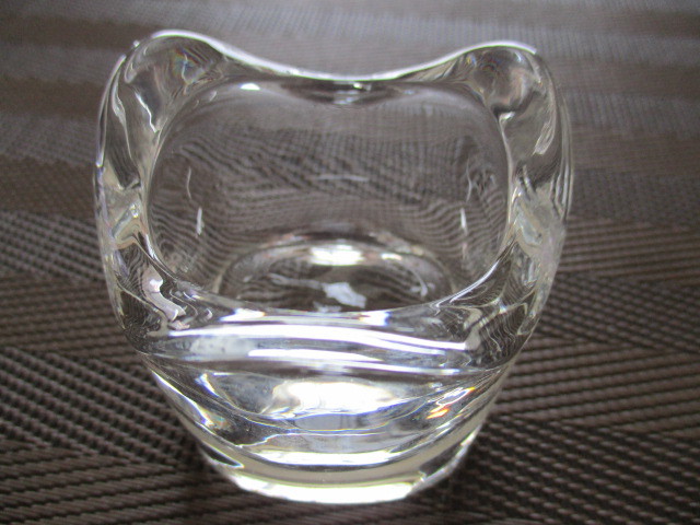 IKEA VASNAS/ Ikea vesnas tea light holder candle holder outer diameter 60, inside diameter 40, height 60mm clear glass present condition goods postage 350 jpy (^^!