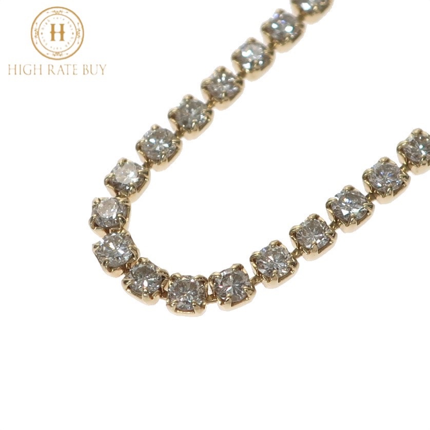 最先端 さえ様専用 0.7ct ダイヤモンド K18 yg テニスブレスレット