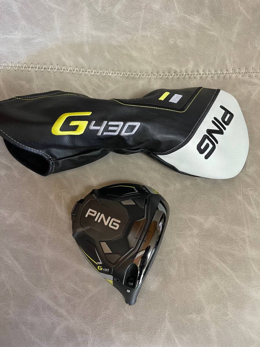 ping g430 lst 9度 ヘッドのみ 日本仕様 ラウンド数回使用 ピン