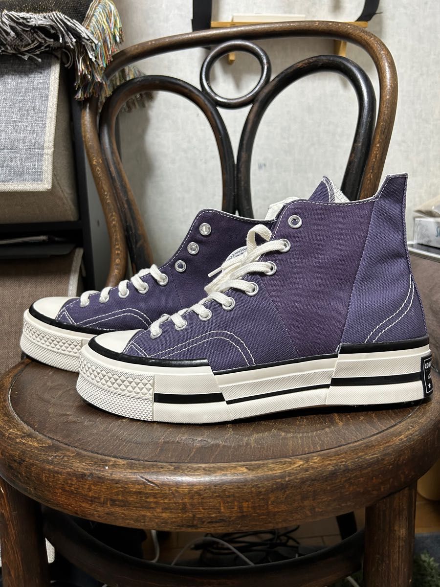 日本未発売 CHUCK 70 PLUS HI コンバースオールスター紫 26 5 日本未発売 CHUCK 70 PLUS HI コンバースオールスター紫 26 5
