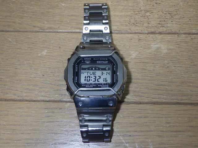 人気新品入荷 USED フルメタルカスタム GWX-5600WA-7JF 電波ソーラー