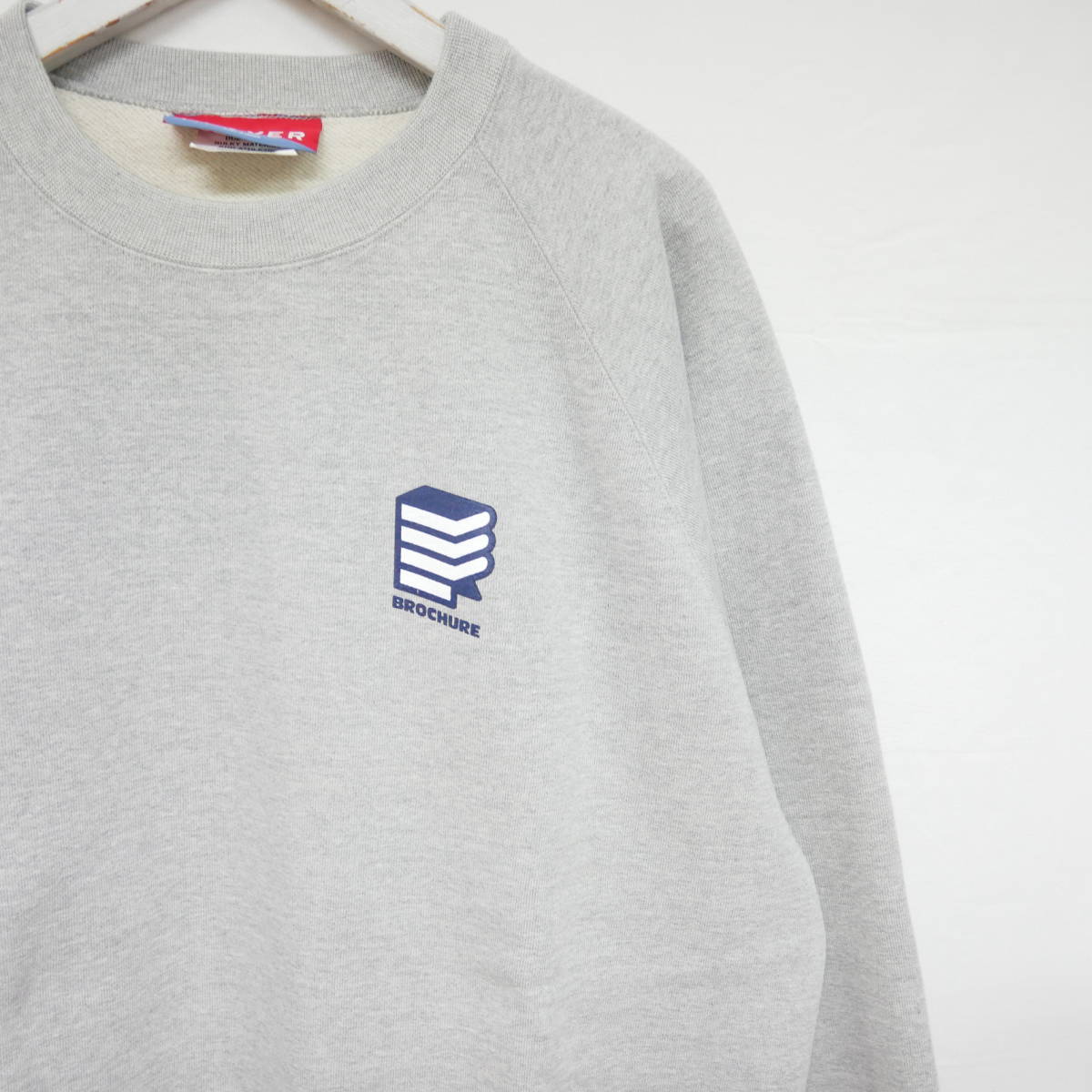 1円】未使用 国内正規 NEVVER×BROCHURE ニューアー 23SS CREWNECK