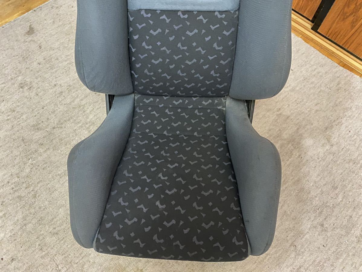 売り切り RECARO セミバケットシート エステート取り外し 破れ無し 美品 廃盤品？ 希少品 セミバケ レカロ の画像6