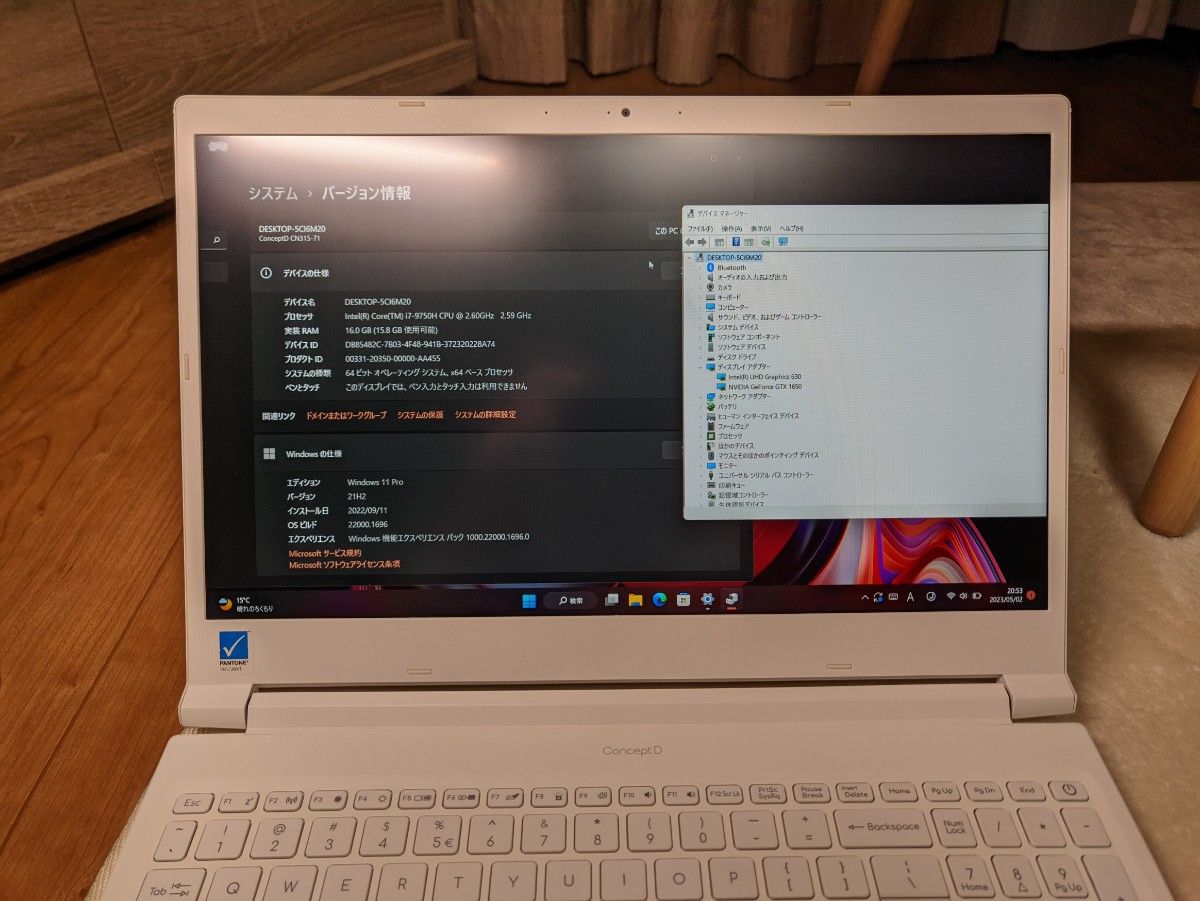 ACER ConceptD 3 ノートパソコン 美品 Yahoo!フリマ(旧)-