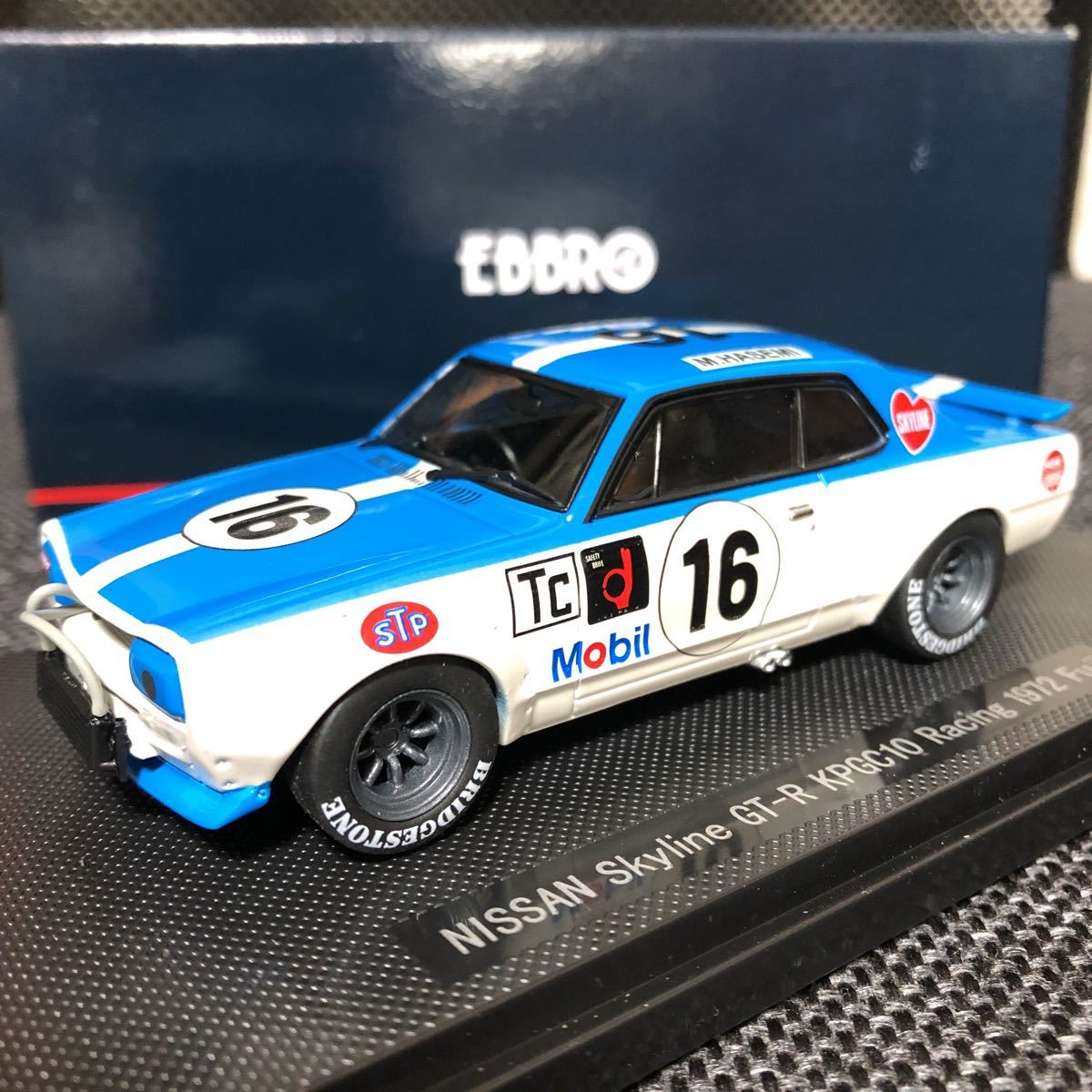 エブロ 1/43 NISSAN Skyline GT-R KPGC10 Racing 1972 Fuji ニッサン