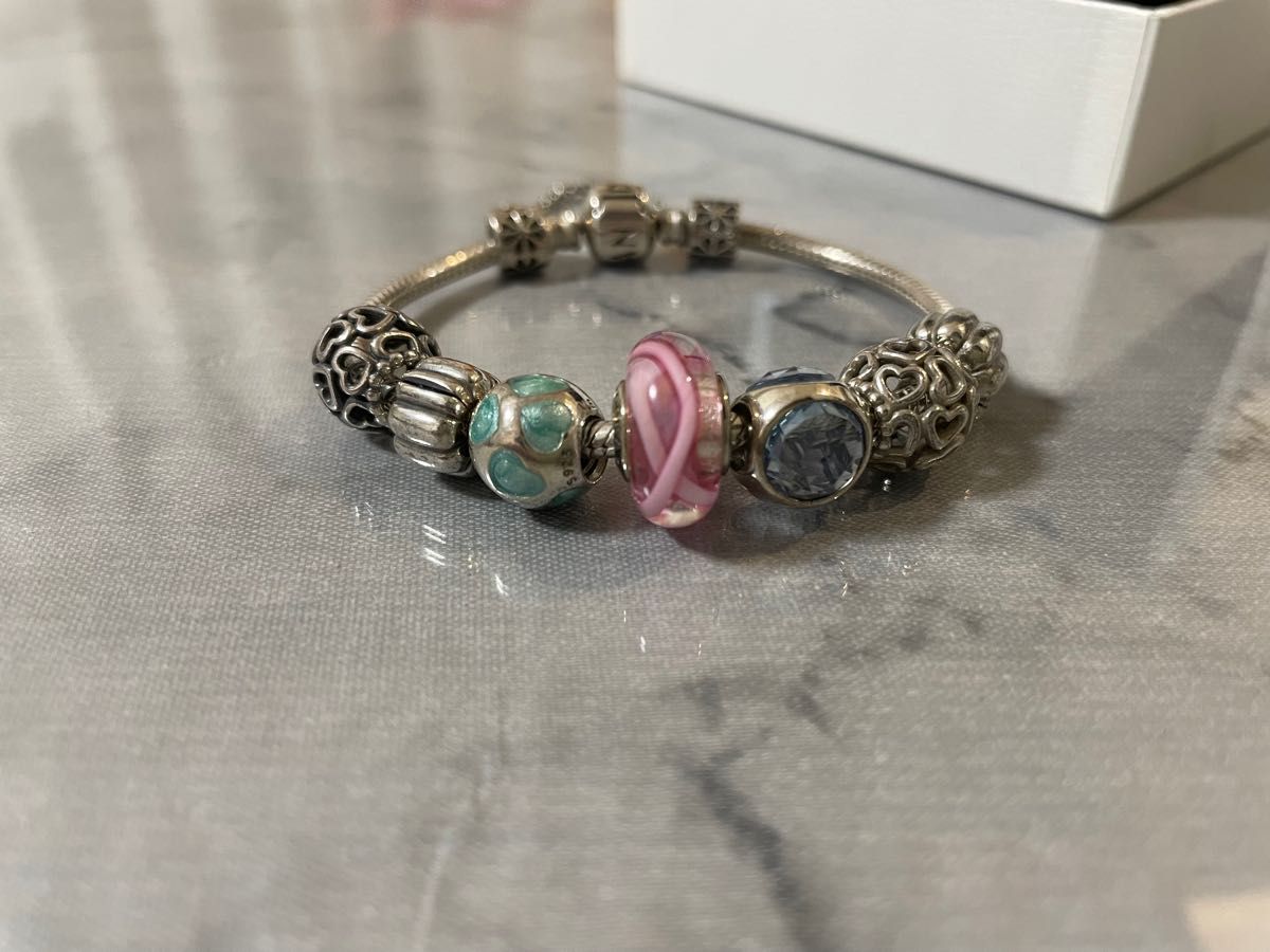 PANDORA シルバーブレスレット パンドラチャーム | noonanwaste.com