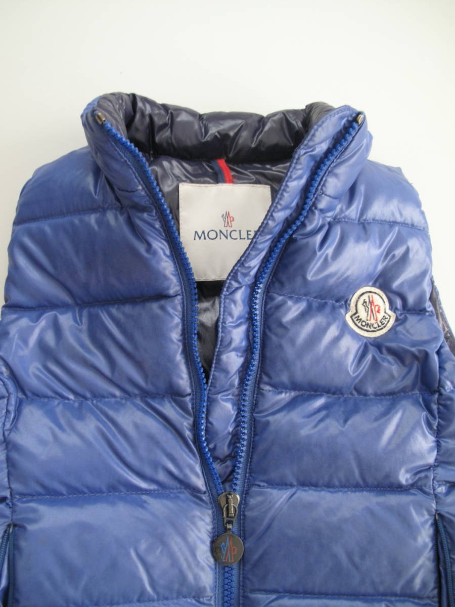 **MONCLER モンクレール　ダウンベスト 男の子 6T 116cm 110 120_画像3