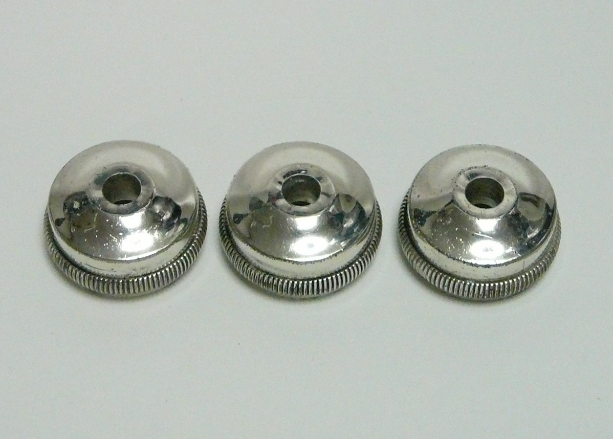 トランペット用　バック　ヘビーバルブボトムキャップ　Bach HEAVY VALVE CAPS　シルバー【匿名配送】_画像1