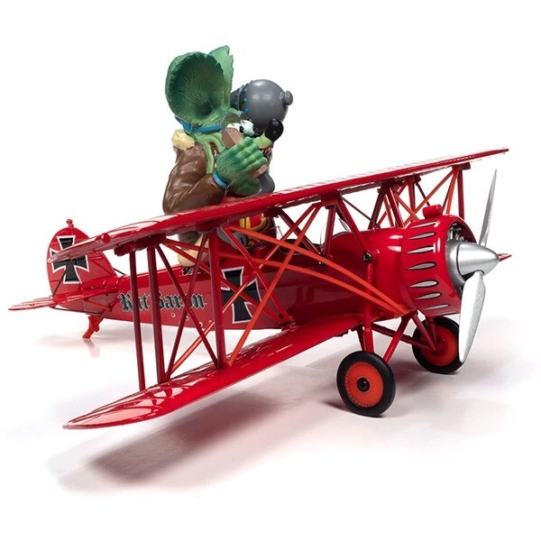 AUTO WORLD 1:30 RAT FINK 1929 WACO STRAIGHTWING RAT BARON AIRPLANE【ラットフィンク】ミニカー_画像4