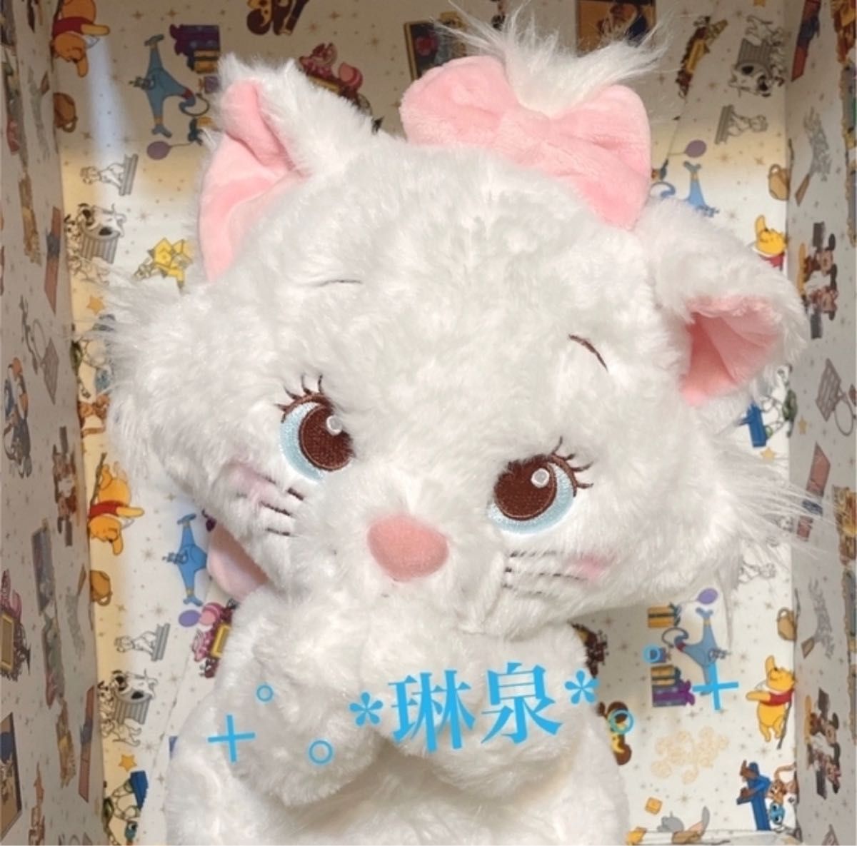 ディズニーストア 即完売品 大人気 激レア商品!! マリー おしゃれキャット ぬいぐるみ Fluffy Cutie