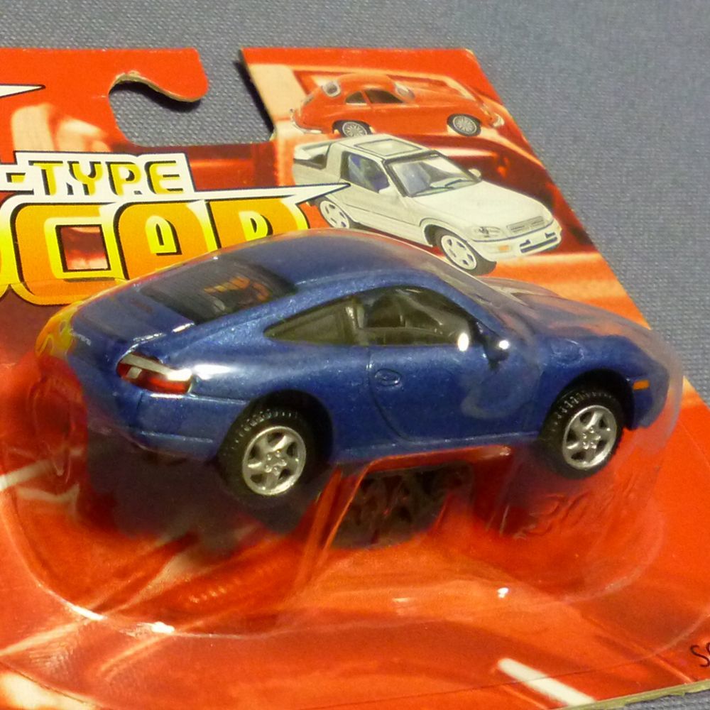  Hongwell 1/72 Porsche 911 coupe blue meta2001 year full ta