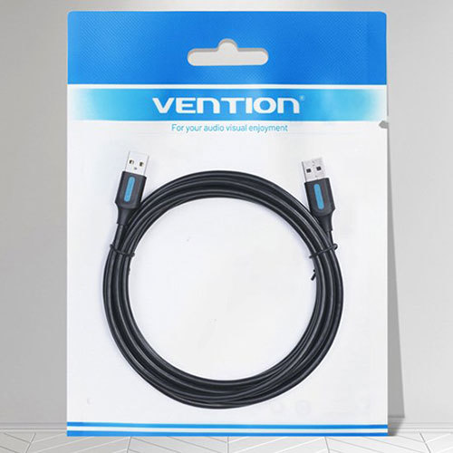 【10個セット】 VENTION USB 3.0 A Male to A Male ケーブル 1m Black PVC Type CO-7385X10_画像4