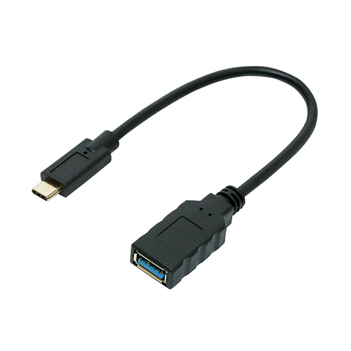 【5個セット】 ミヨシ USB Type-C 3.1 Gen2対応ホストケーブル 0.15m ブラック SAD-CH03/BKX5