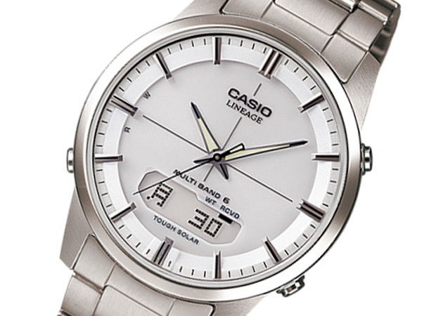 カシオ CASIO リニエージ 電波 ソーラー メンズ 腕時計 LCW-M170TD-7AJF 国内正規 ホワイト