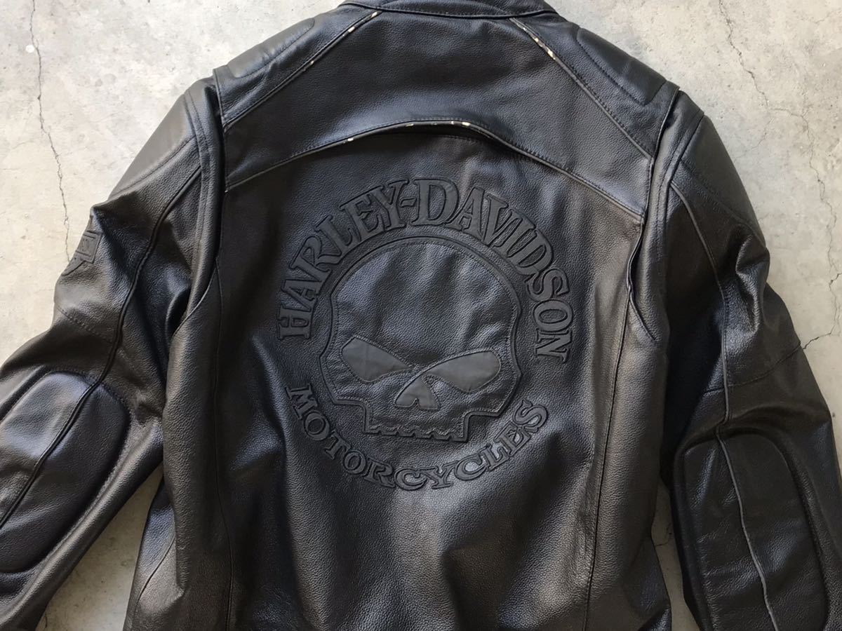 HARLEY DAVIDSON レザー ライダースジャケット M ハーレーダビッドソン