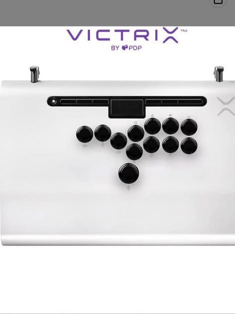 Victrix レバーレス アケコン Victrix by PDP Pro FS-12 Arcade Fight Stick for PlayStation 5 - White