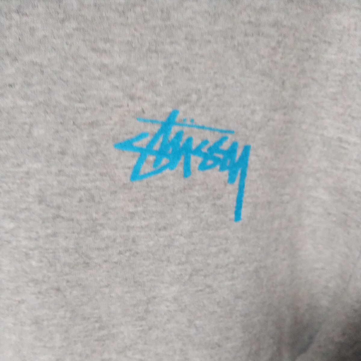 STUSSY　ステューシー　スカルフラワーTシャツ　サイズM　霜降りカラー　検シャドーマン　サーフマン　8ボール_画像3