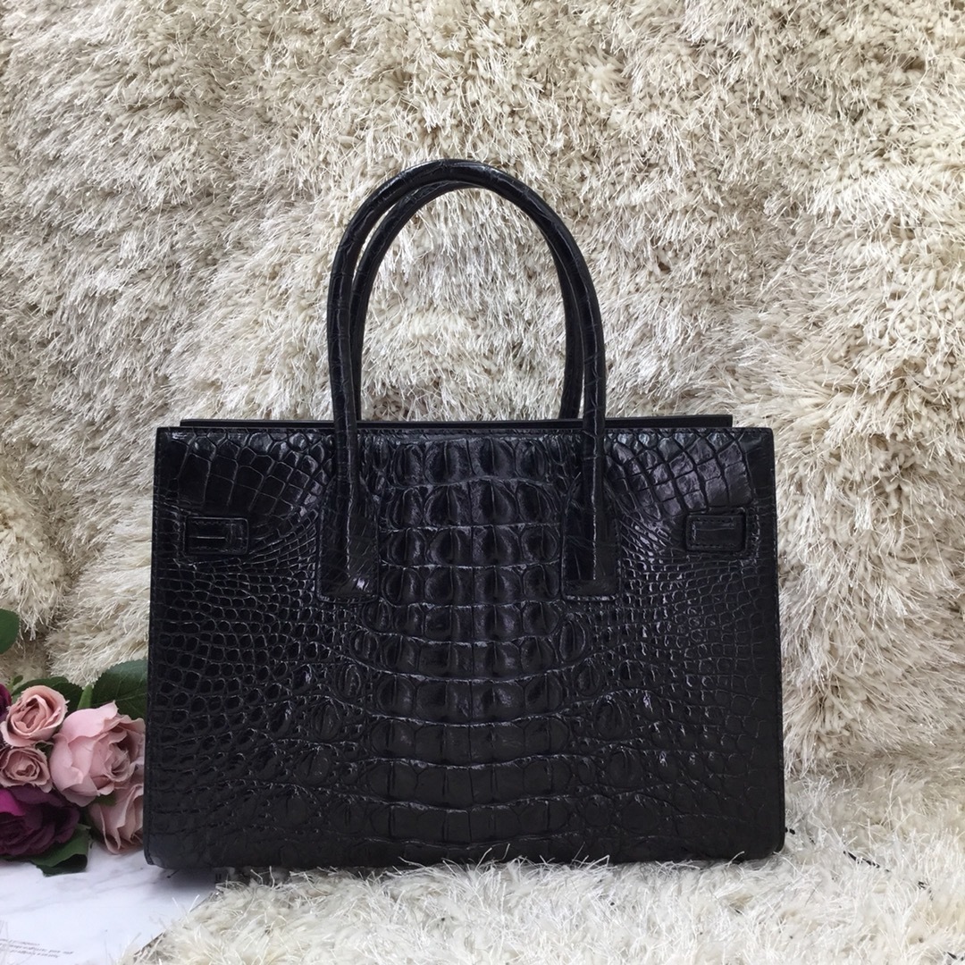 クロコダイル ワニ革本物 ハンドバッグ ショルダーバッグ 2way 本革