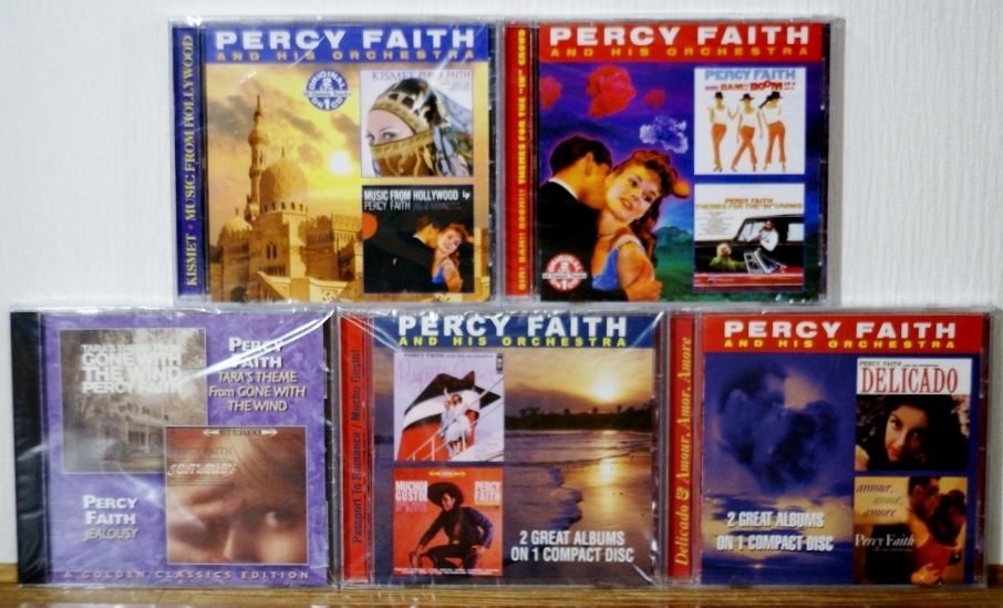  редкий! все нераспечатанный!pa-si-* лицо /CD(2in1)10 листов *Percy Faith* Easy Listening m-do музыка 