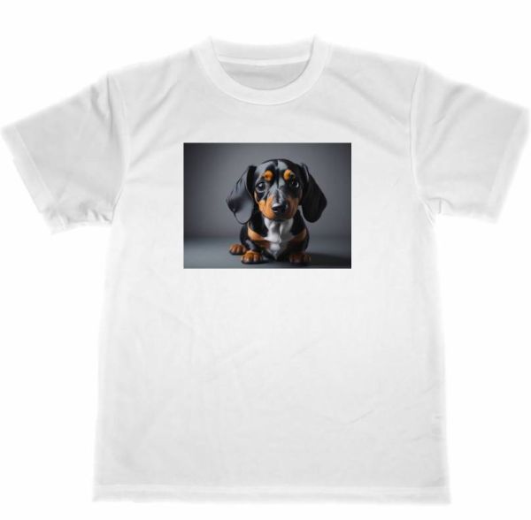 ミニチュア　ダックス　ドライ　Tシャツ　犬　ペット　イヌ　グッズ　ダックスフンド　ダックスフント_画像1