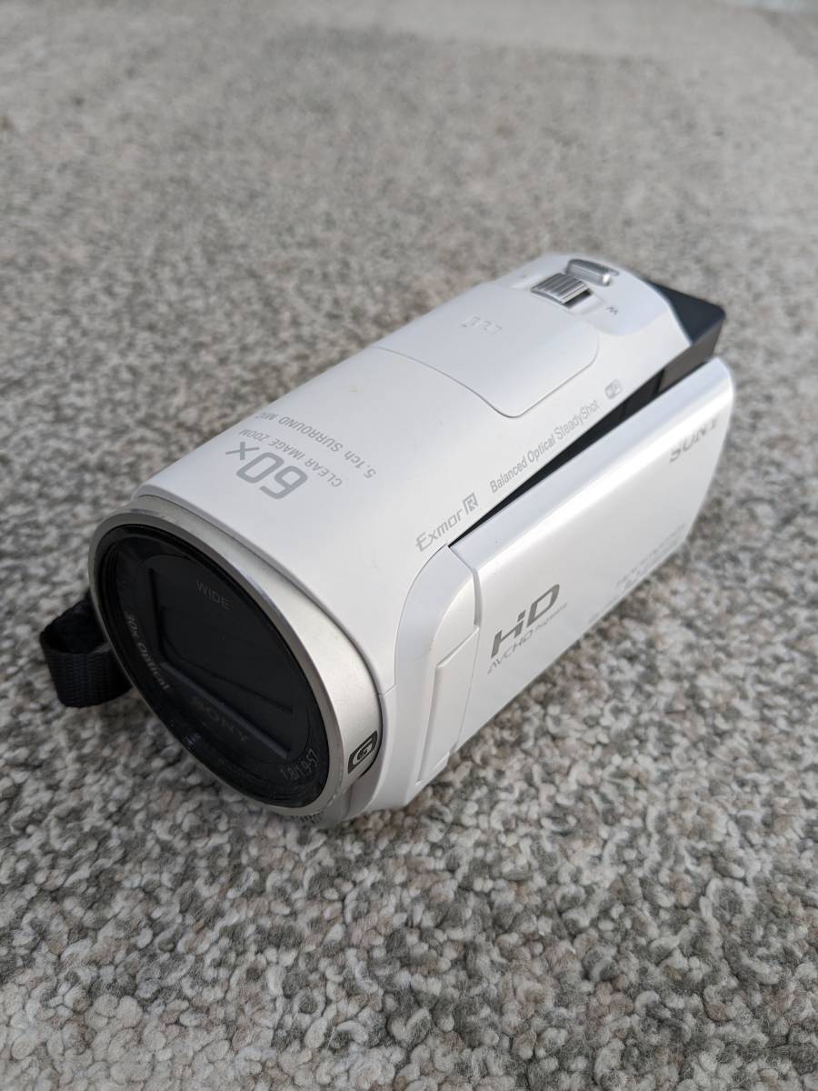 SONY☆ソニー Handycam HDR-CX670/W （ホワイト）＋三脚_画像1