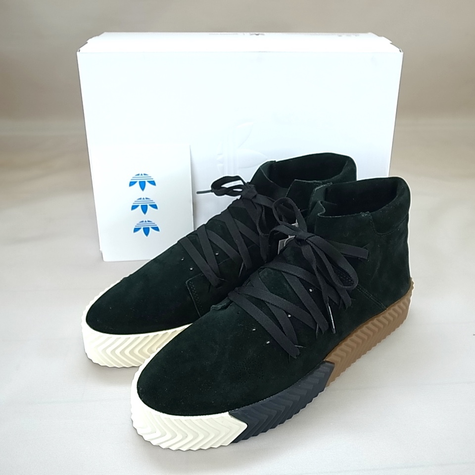 adidas originals by ALEXANDER WANGアレキサンダーワン AW SKATE MID グリーン US10
