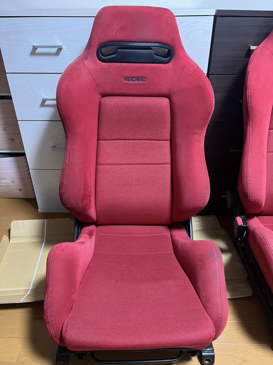 レカロシート RECARO タイプR インテグラ 純正レッド 赤 セミバケット