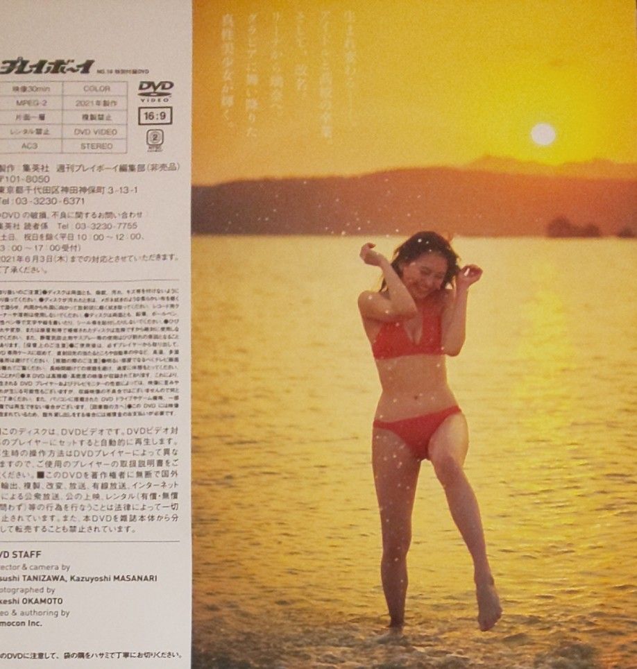 DVD 小山璃奈 週刊プレイボーイ付録 未開封 プレイボーイ付録DVDのみ 小山瑠奈