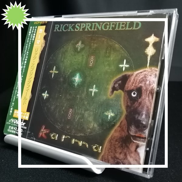 ◆Rick Springfield（リック・スプリングフィールド）「Karma」(1998) ◆帯付き国内盤