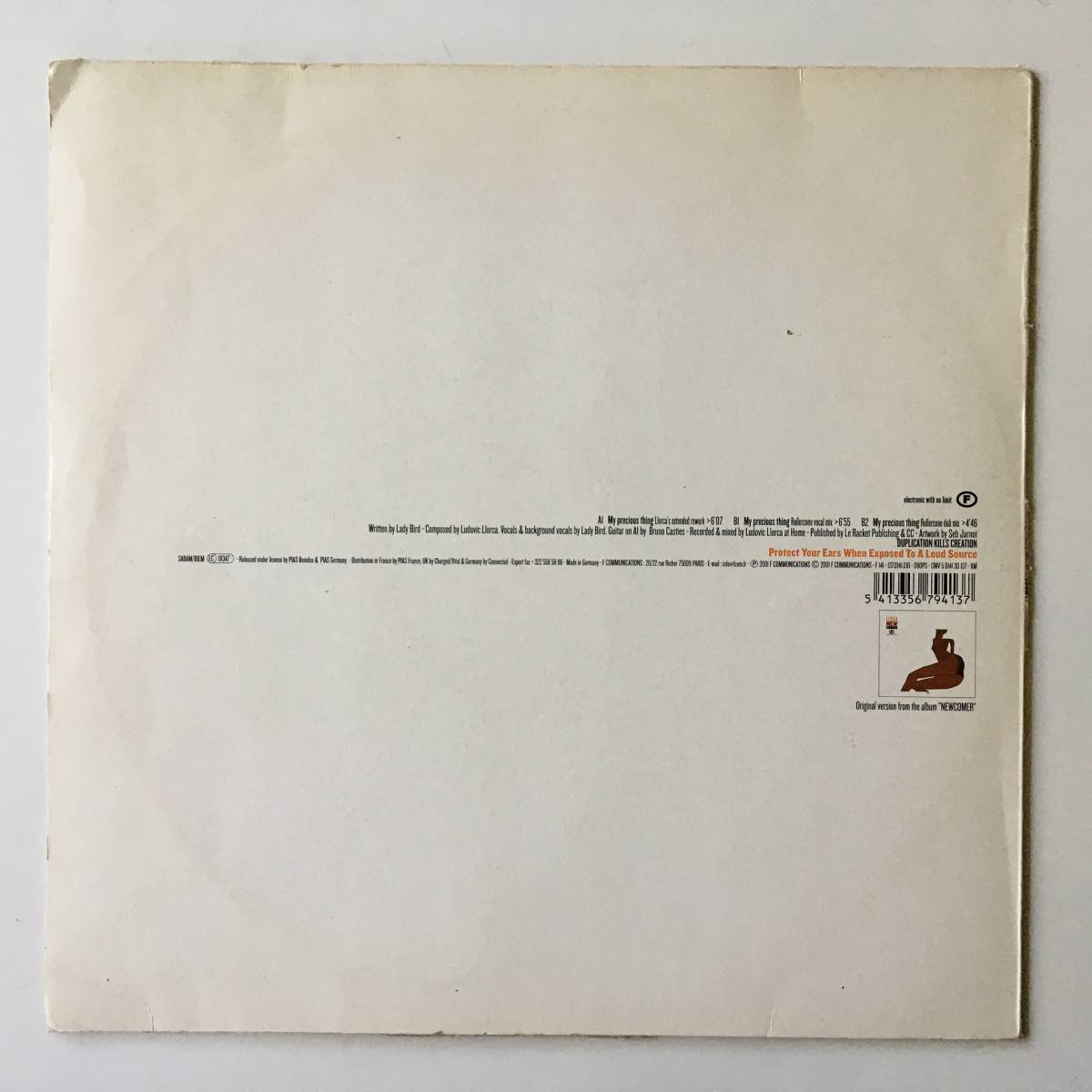 2353●Llorca With Lady Bird - My Precious Thing/F 141 UK/France/Deep House/Ian Pooley/LP 12inch アナログ盤_画像2