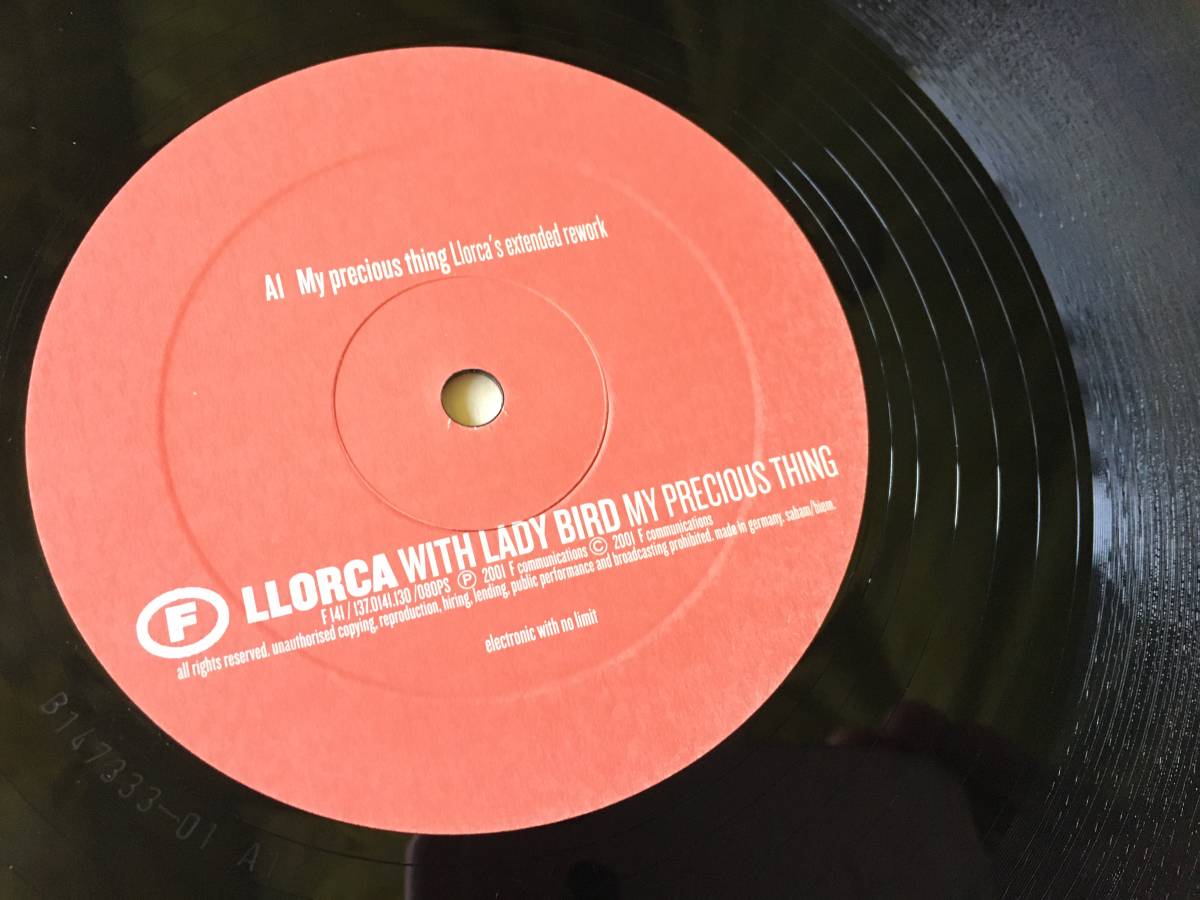 2353●Llorca With Lady Bird - My Precious Thing/F 141 UK/France/Deep House/Ian Pooley/LP 12inch アナログ盤_画像4