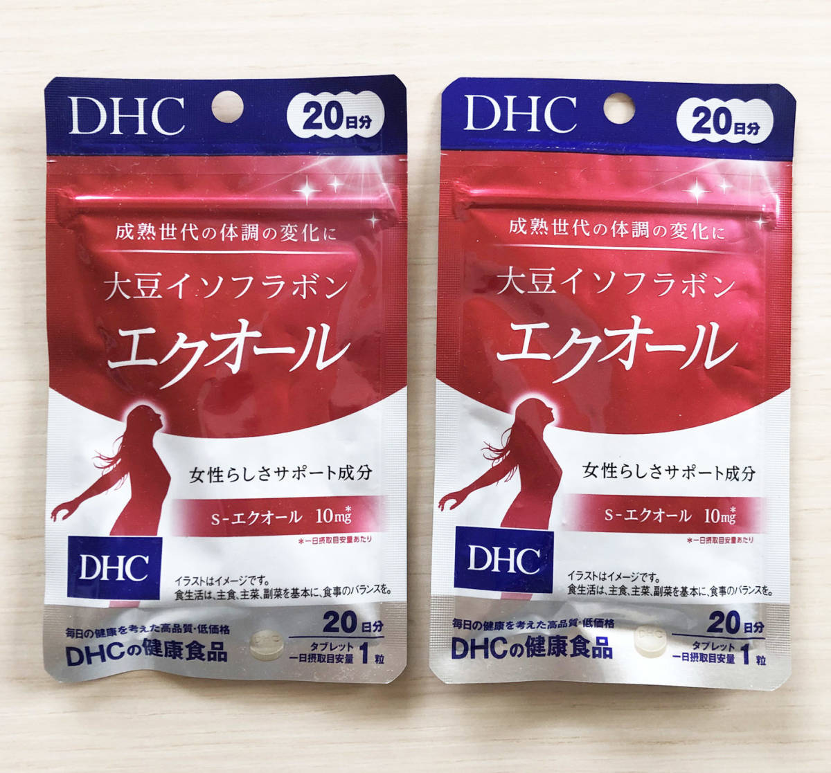 DHC 大豆イソフラボンエクオール20日分2袋セット- JChere雅虎拍卖代购