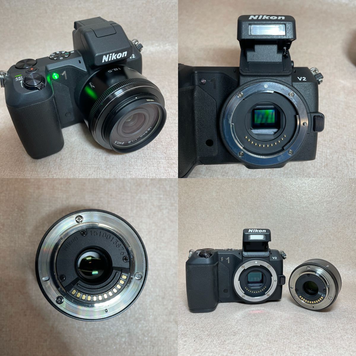 W2-3)ニコン Nikon 1 V2 レンズ 1 NIKKOR 18.5 (34) | inmano.com.br