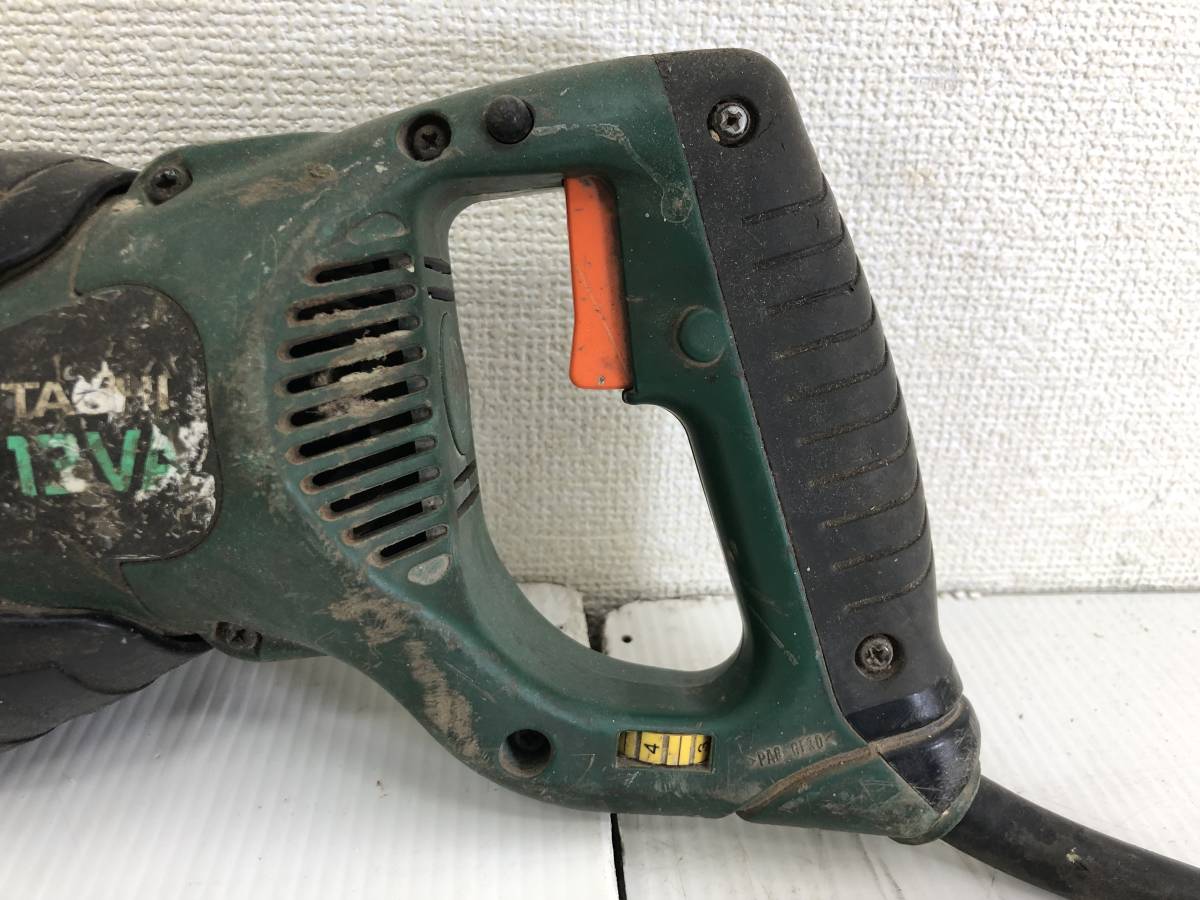 ジャンク品 日立工機 130mm 電子セーバーソー【CR13VA】Hikoki 切断機 セーバソー_画像4