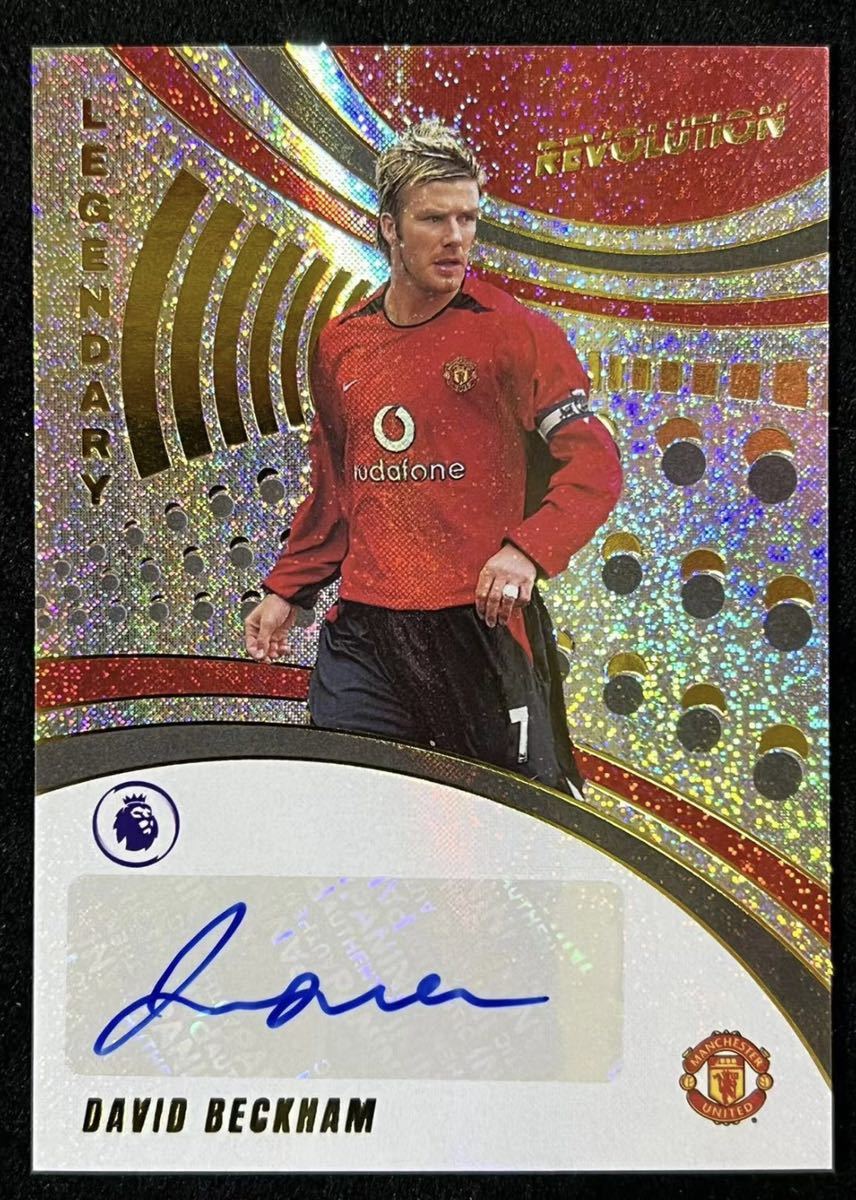 David Beckham 2021-22 Panini Revolution Manchester United 直筆